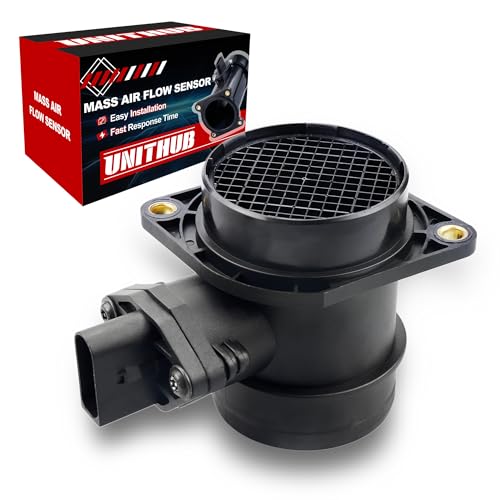 MAF Mass Air Flow Sensor Meter w/Housing 06A906461G 0280218060 Compatible for Volkswagen Beetle Golf Jetta Compatible for Audi Q7 2001-2010