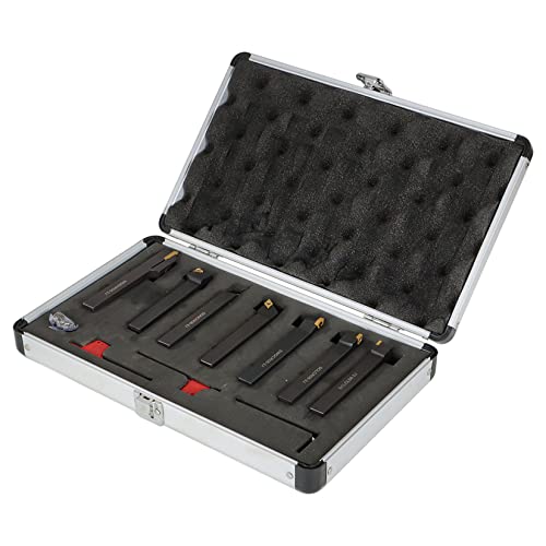 findmall 7Pcs Tin Coated 1/2" Shank Carbide Set - size: 7Pcs 1/2"