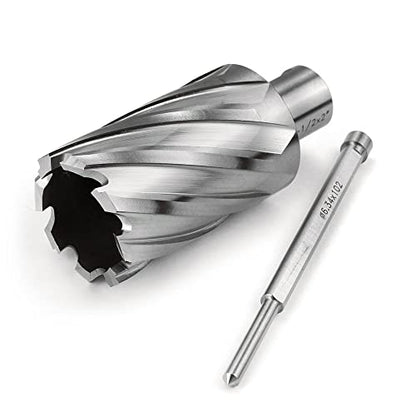 OSCARBIDE 1-1/2" x 2" HSS Annular Cutter 3/4" Weldon Shank Mag Drill Bit