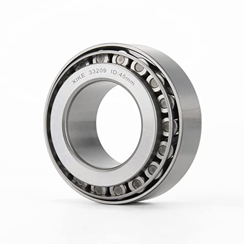 XIKE 2 Pcs 33209 Tapered Roller Bearings 45x85x32mm Cone and Cup Set. - size: 33209 45x85x32mm
