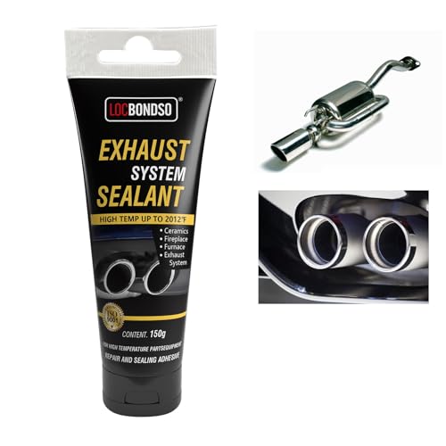 LOCBONDSO High Temp Exhaust Repair Kit & Muffler Sealant (5.3 oz)
