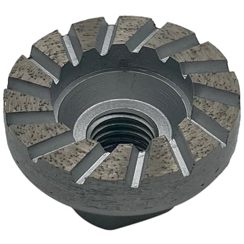 2" Grinding Wheels for Concrete, Granite, and Marble, #60/80 Grit - style: 2" Diameter