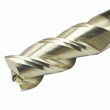 GBJ 3/4" 3 Flute Carbide End Mill Bits Smooth Machining for Aluminum Alloy - size: 3/4 in