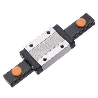 uxcell MGN12 100mm Linear Guide Rail with MGN12H Sliding Carriage Block Bearing Steel and Plastic Mini MGN12 Linear Guide for DIY 3D Printers and CNC Machine