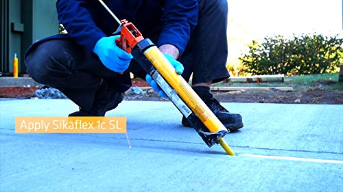 Sikaflex 1c SL Self Leveling Sealant 29 oz Limestone, Pack of 12 - style: Pack of 12 & Gun