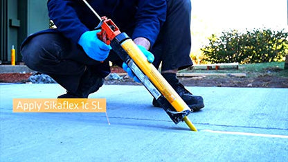 Sikaflex 1c SL Self Leveling Sealant 29 oz Limestone, Pack of 12 - style: Pack of 12 & Gun