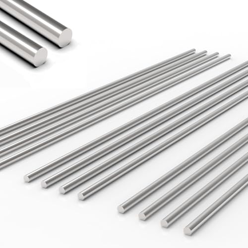 12Pcs 3 mm x 300 mm 304 Stainless Steel Rod, Metal Shaft - color: 12, size: 3mm * 300mm