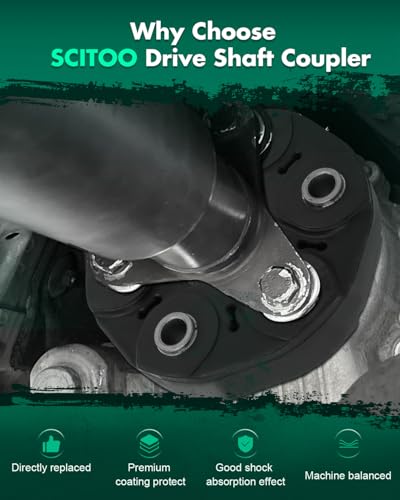 SCITOO 935-920 Front Drive Shaft Coupler Flex Joint Propshaft Coupling - size: Outer Diameter: 124 mm, 935-920