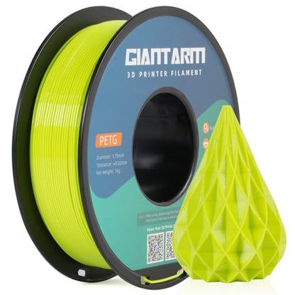 GIANTARM PETG Filament 1.75mm for 3D Printer, Apple Green, 1KG - color: Apple Green