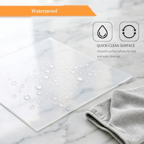 Translucent Silicone Rubber Sheet (12" x 1/4" x 12") - size: 12" x 1/4" x 12"