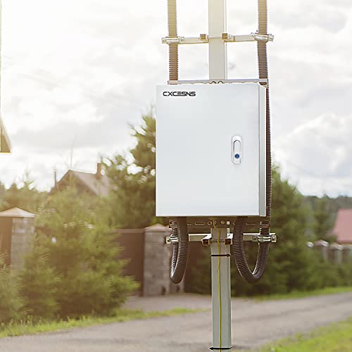Outdoor Electrical Box 16x12x8 NEMA 4X IP66 Waterproof Junction Box - size: 16 x 12 x 8''