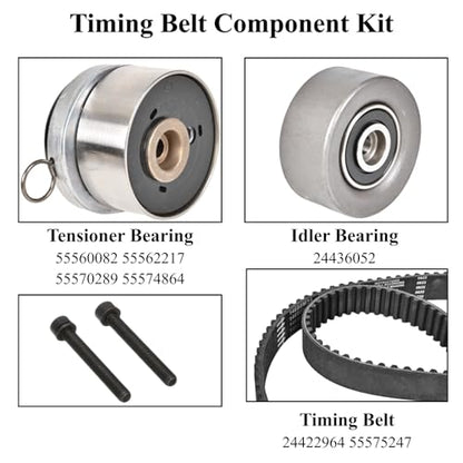 PANNUOSCS Timing Belt Kit with Tensioner 24422964 Fit for Sonic Cruze 1.6L