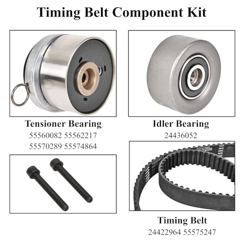 PANNUOSCS Timing Belt Kit with Tensioner 24422964 Fit for Sonic Cruze 1.6L