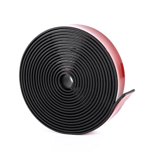 Adhesive Rubber Strips Neoprene Rubber Sheets, Rolls & Strips with Adhesive Backing Rubber Pads Self Stick Seal Gasket Sticky Back for Matting Padding - 1" Wide x 1/16" Thick x 20' Long - size: 1” Wide x 1/16" Thick x 20' Long