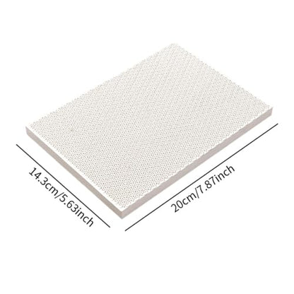Honeycomb Welding Brick Honeycomb Soldering Board Easy Carrying with Holes Stable Heat Resistant for Jewelry Processing Tool, Rectangular L - color: Rectangular L