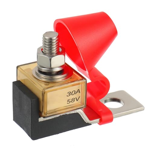 MRBF Terminal Fuse Block 30 AMP Marine Rated Battery Fuse 58V DC Max IP66 Waterproof Fuse Holder 30A - size: 30A