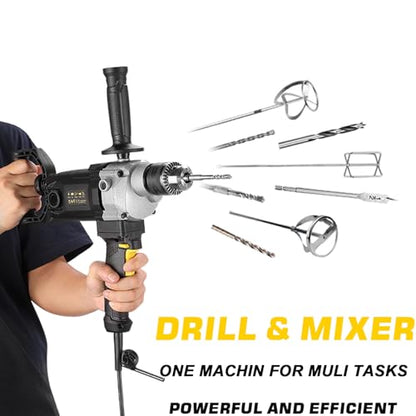 ROLAYSEE TOOLS Mixing Drill, 10-Amp Corded 5/8" Heavy Duty Drill Mixer