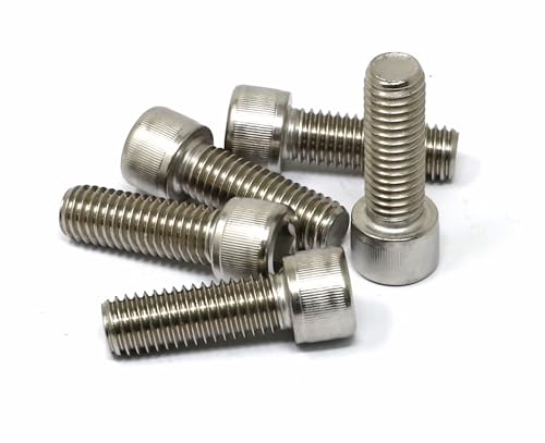 iexcell 5 Pcs 1/2-13 x 1-1/2" Stainless Steel 304 Hex Socket Head Cap Screws Bolts Kit - size: 1/2-13 x 1-1/2" ( Fully Threaded )
