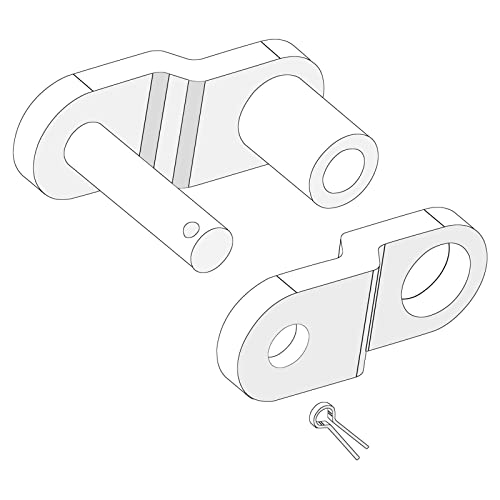 uxcell Chain Offset Half Link Roller 8mm Pitch Stainless Steel 6 Pcs