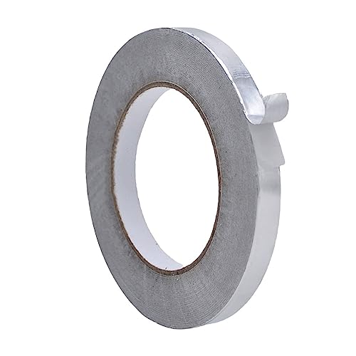 WOD Aluminum Foil Tape - 1/2 inch x 50 yd. Heat Shield Reflective Sealant Tape - Ideal for HVAC, Duct, Pipe, and Metal Insulation and Repair Home or Business Uses AFTR36 - size: 1/2 inch (12mm)