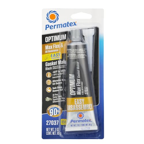 Permatex 27037 Optimum Black Gasket Maker, 3 oz - size: 3 Fl. Oz., style: Optimum