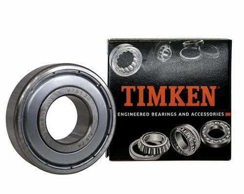 2PCS TIMKEN 6203-ZZ Double Metal Seal Bearings 17x40x12mm Ball Bearings