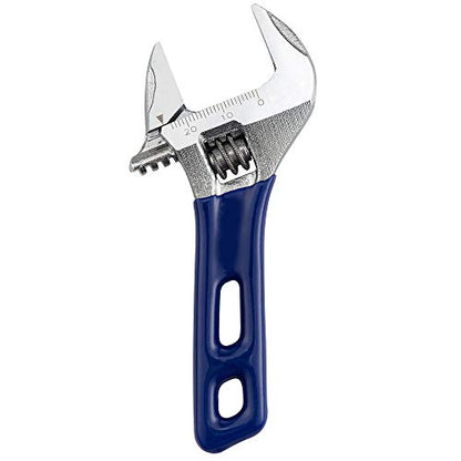 Wide Opening Stubby Adjustable Wrench Spanner with Short Handle 4 inch Chrome Vanadium Steel Forged - size: 4"