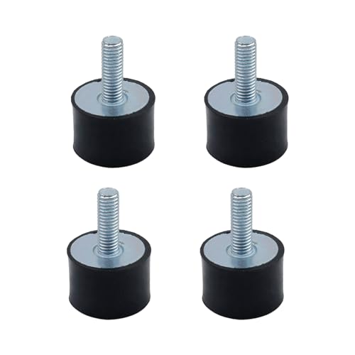 MY MIRONEY 4PCS 30 x 20mm Rubber Isolator Mounts with M8 x 23mm Studs - size: M8 x 23mm;30 x 20mm (Single Studs)