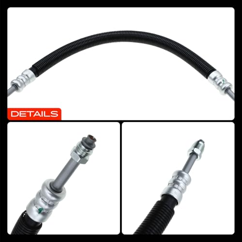 A-Premium Power Steering Pressure Hose Line Assembly, Pump to Gear