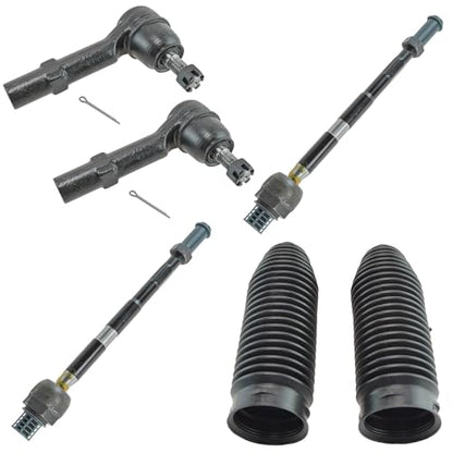TRQ Front Driver & Passenger Side Steering Kit Steering Rack & Pinion - style: PSA58608