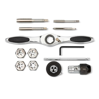 GEARWRENCH 13 Piece SAE Ratcheting Tap & Die Set | 82817 - style: 13 Piece SAE