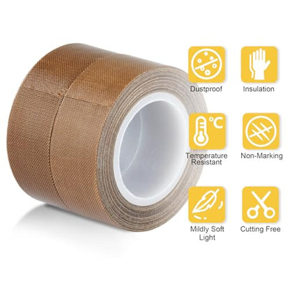 Light Strip Masking Tape 0.78inx 32.8ft Brown Light Dimming Tape, 2PCS - color: Brown