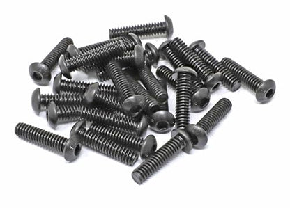 iexcell 25 Pcs 1/4-20 x 1 Alloy Steel 10.9 Grade Hex Socket Button Head Cap Screws Bolts Kit, Black Oxide Finish - size: 1/4-20 x 1"
