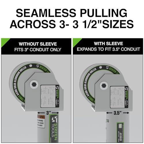 Feeding Sheave Pulley Combo 3" + 3-1/2" for Tugger