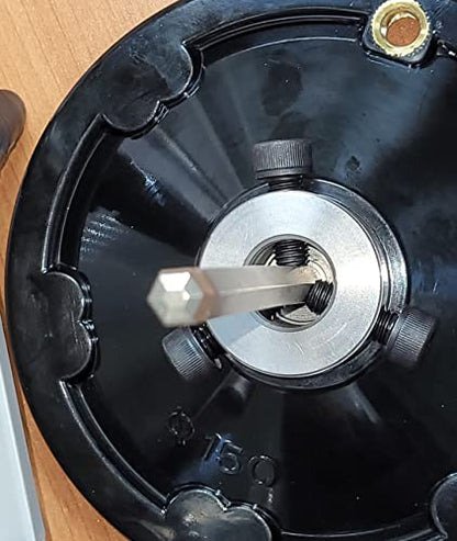 6" Ultimate Handwheel Fits 1" Shaft or Smaller - Table Saw, Lathe & More - size: 6" X 1"