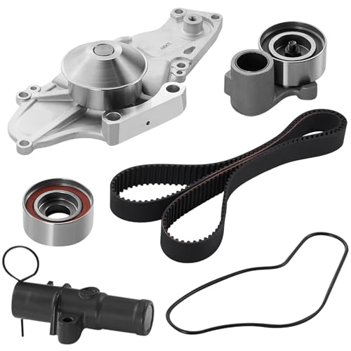 BDFHYK TKH-002 Engine Timing Belt Kit with Water Pump Compatible with Honda Accord Crosstour Odyssey Pilot Ridgeline, Compatible with Acura TL RL TSX ZDX RDX MDX 3.0L 3.2L 3.5L 3.7L V6 for TCKWP329 - size: TKH-002