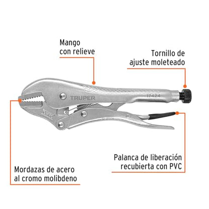 Straight Jaw Locking Pliers 10"