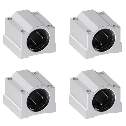 4 Pcs SCS12UU Linear Ball Bearings, 12mm ID, 36mm Length - size: SCS12UU