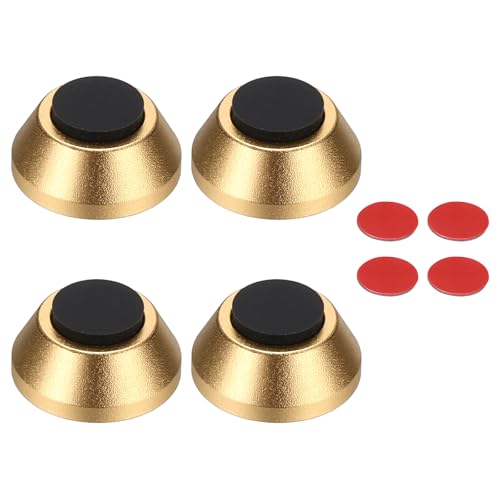 MECCANIXITY 4pcs Speaker Isolation Pad Feet 15x7mm Shockproof Gold - color: Gold, size: 15x7mm