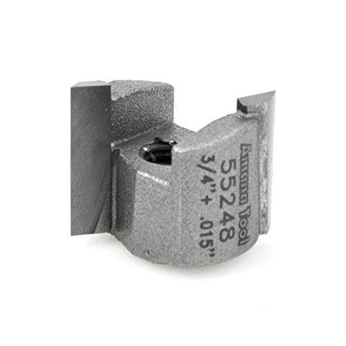 Amana Tool - 55248 Carbide Tipped Mortising Screw Cutter 3/4 + 0.015 Dia x 9/16" x 1/4 - size: 0.015 Dia x 9/16" x 1/4
