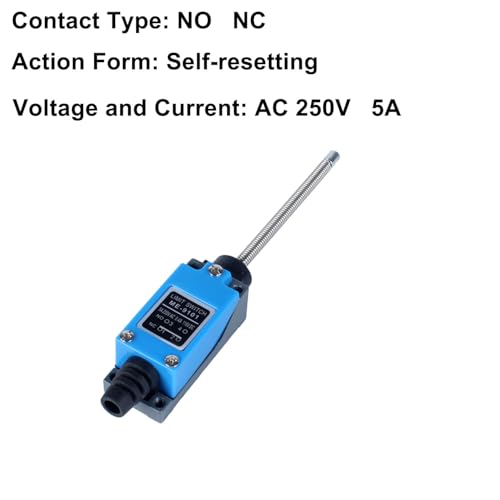 Momentary Limit Switch Travel Switch, omnidirectional Spring Rod, NO and NC self-resetting momentary Switch(4pcs) - style: ME-9101