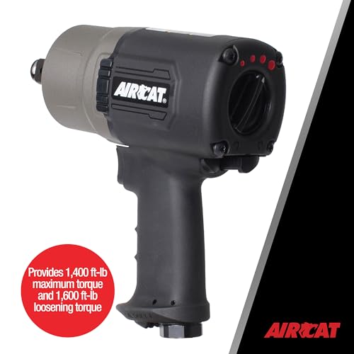 AIRCAT 1770-XL 3/4" Composite Impact Wrench, 1,400 ft-lb Max Torque