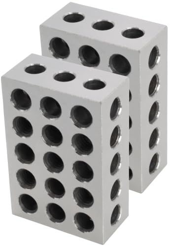 CME Setup Blocks, 23 Holes, 25mm × 75mm × 50mm, 2 Pieces - size: 25mm x 75mm x 50mm