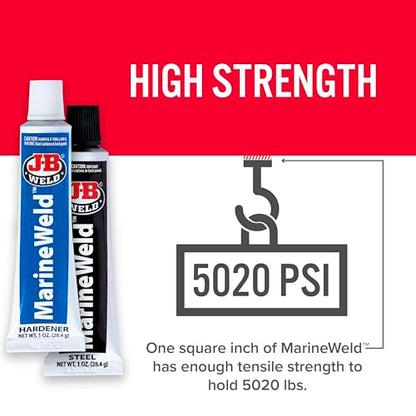 J-B Weld 8272 MarineWeld Marine Epoxy - 2 oz. - size: 2 oz