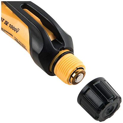 Klein Tools NCVT-6 Non-Contact Volt Tester, 12 - 1000V AC Pen with Integrated Laser Distance Measure, LED and Audible Alarms, Pocket Clip - style: with Laser Distance Meter