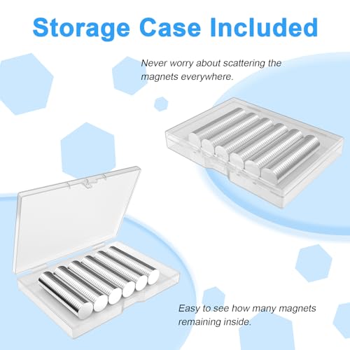 Mini Magnets, 3x2 mm Small Round Magnetic 600 Pack - size: 3x2 mm