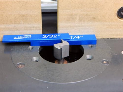 iGaging Setup Block Bar Gauge Precision Aluminum 15 piece for Woodworking