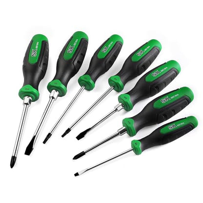 SK 7-Piece Magnetic Screwdriver Set, Slotted/Phillip/Star Screwdrivers - size: 7PC