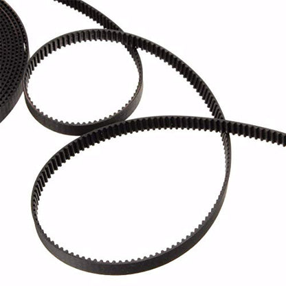 Zeelo 3D Printer Timing Belt, 2GT 10mm Width, 3M/ 5M/ 10M Toothed Belt GT2 3D Printer Timing Belt Pulley,10mm Width 2GT Rubber Synchronous Timing Belt for 3D Printer (10m) - size: 10M