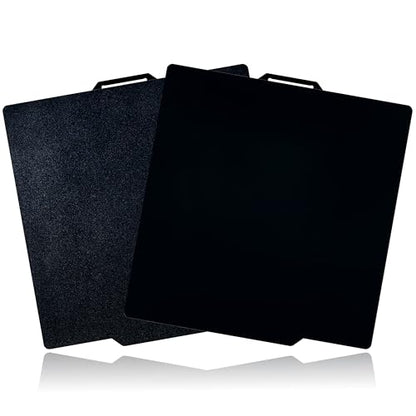 Tinytrees Build Plate for Bambu Lab P1S P2S A1 X1C X1 X1E P1P: Smooth PEI H1H Carbon PET PEO PEY Sheet Bed Plate P1S Build Plate for 3D Printing Hobbyist, 257 X 257mm - style: Smooth Black PEI+Textured Black PEI